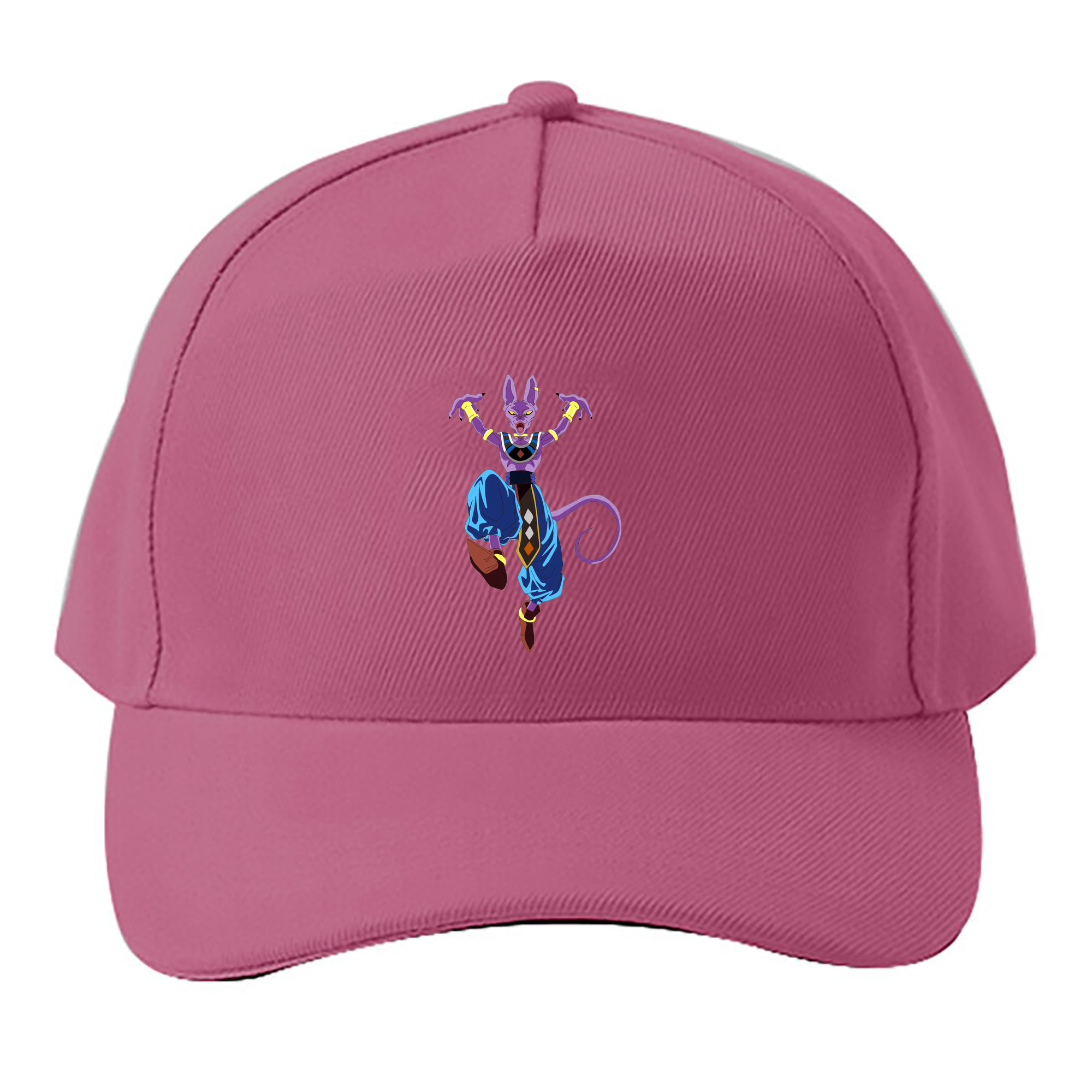 （画像用） ドラゴンボール ビルス 破壊神ビルス DRAGON BALL Beerus Birusu ベースボールキャップ 綿100％ 男女兼用 帽子 スポーツ